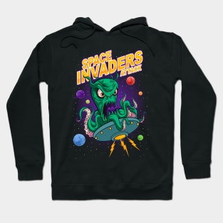 Space Invaders Attack Hoodie